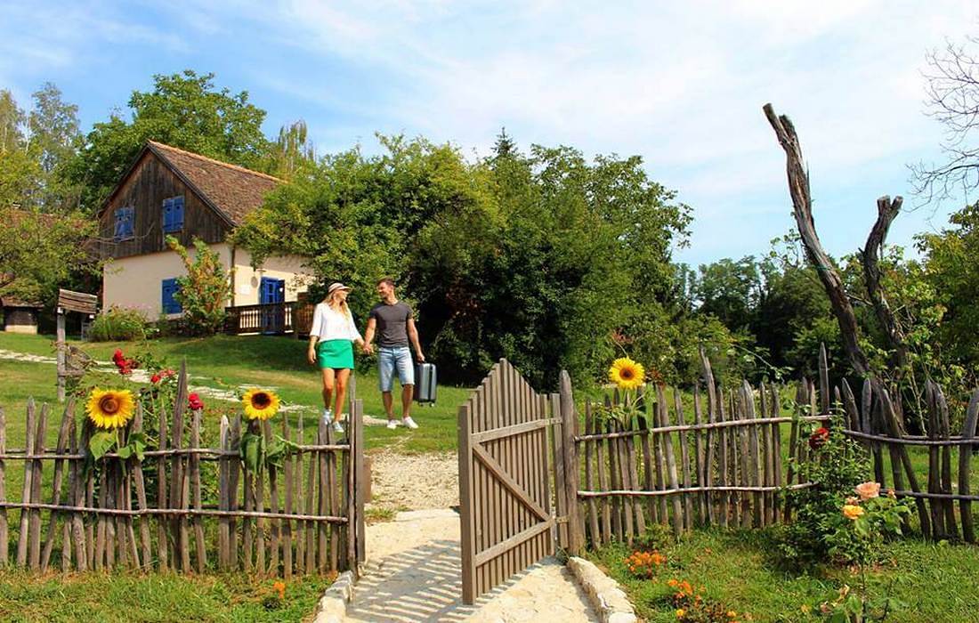 Traditional cottages in Zagorje region, Croatia
